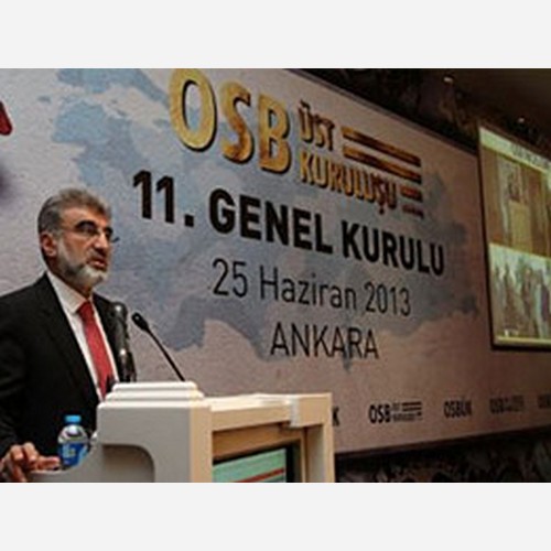 Bakan Yıldız OSBÜK Genel Kuruluna Katıldı.