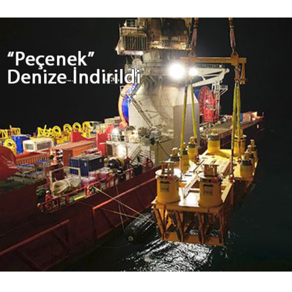 Peçenek Karadeniz Gazı İçin Suya İndi